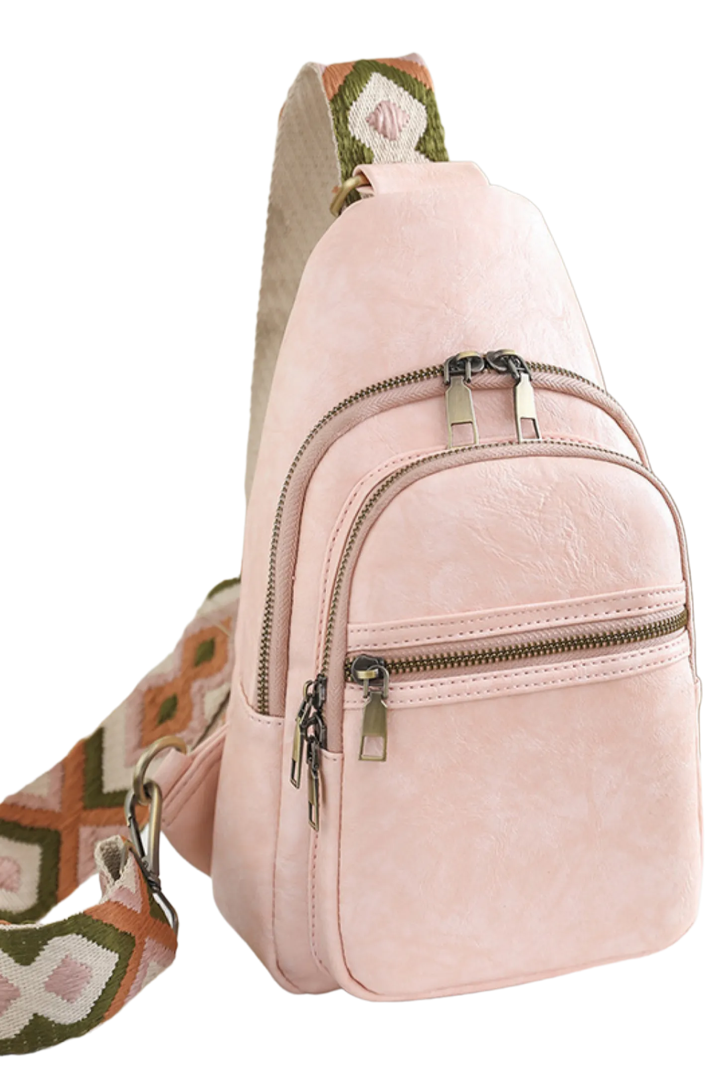 Adored It's Your Time PU Leather Sling Bag