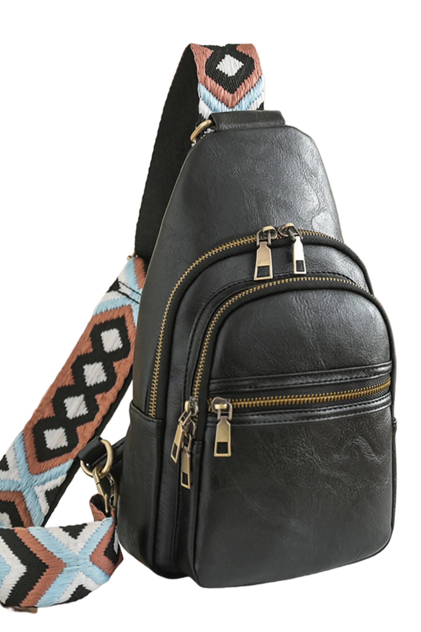 Adored It's Your Time PU Leather Sling Bag