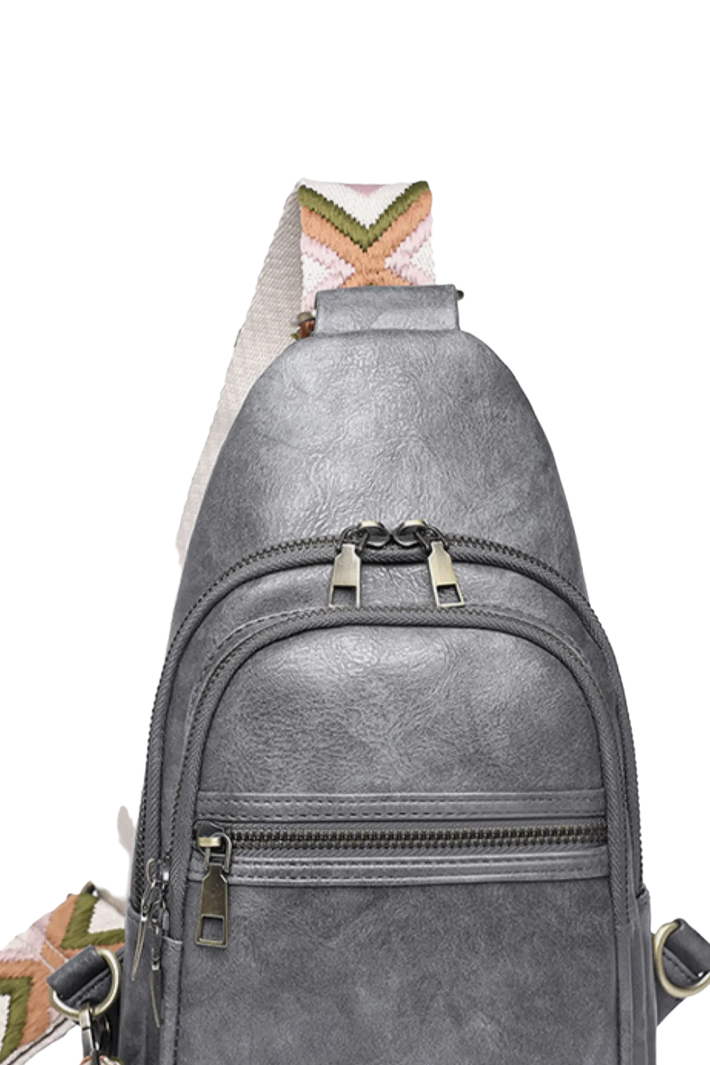 Adored It's Your Time PU Leather Sling Bag