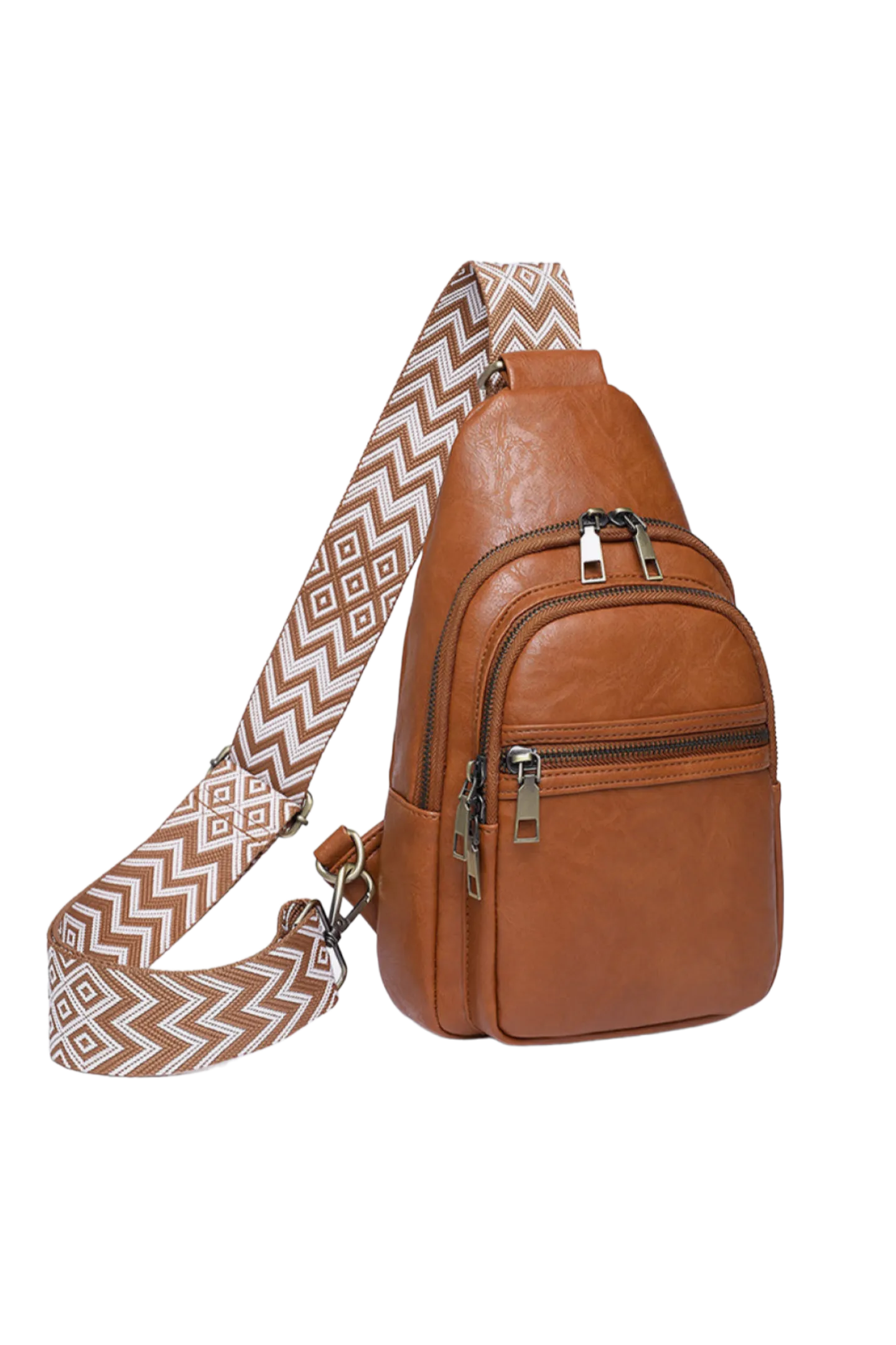 Adored It's Your Time PU Leather Sling Bag