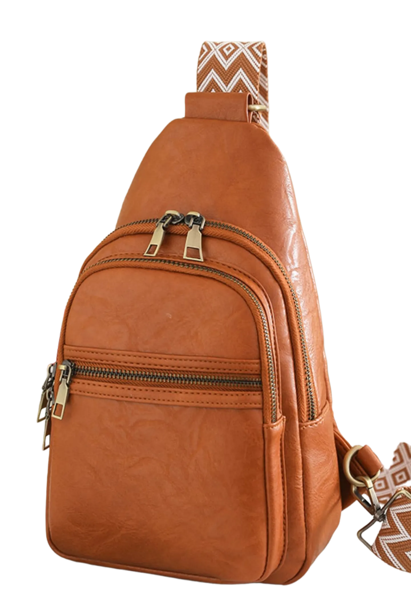 Adored It's Your Time PU Leather Sling Bag