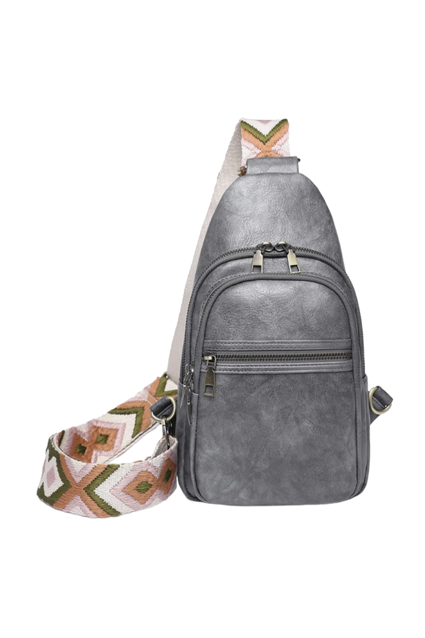 Adored It's Your Time PU Leather Sling Bag