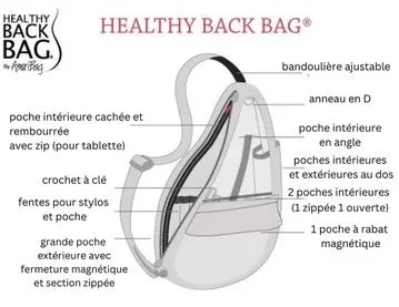 AmeriBag Healthy Back Bag Microfibre X-Small