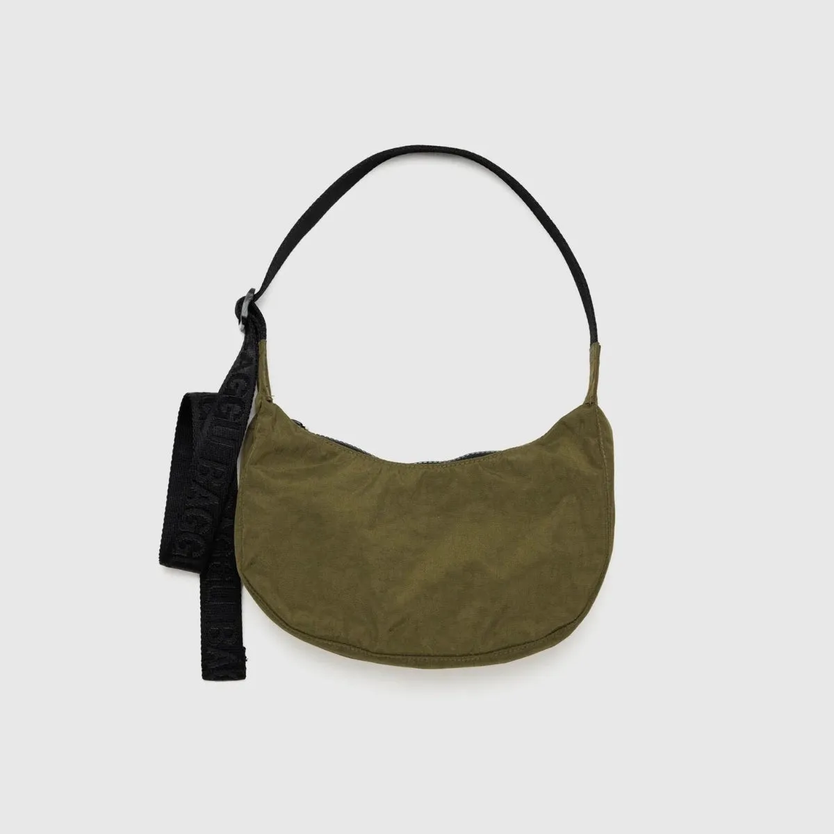 Baggu Small Nylon Crescent Bag in Seaweed