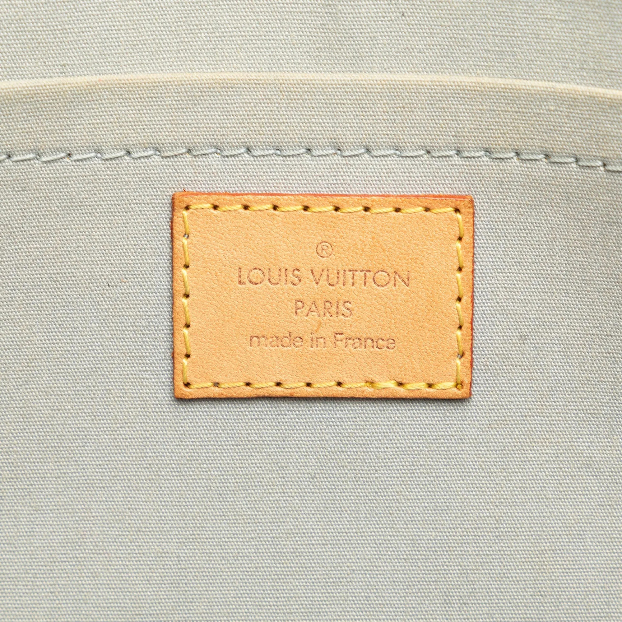 Beige Louis Vuitton Monogram Vernis Rosewood Avenue Shoulder Bag