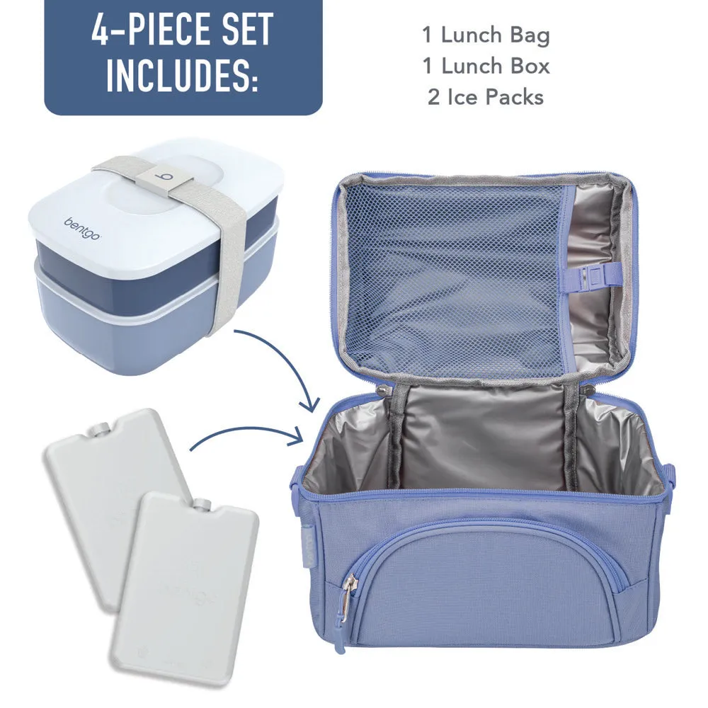 Bentgo® Deluxe 4-Piece Lunch Set