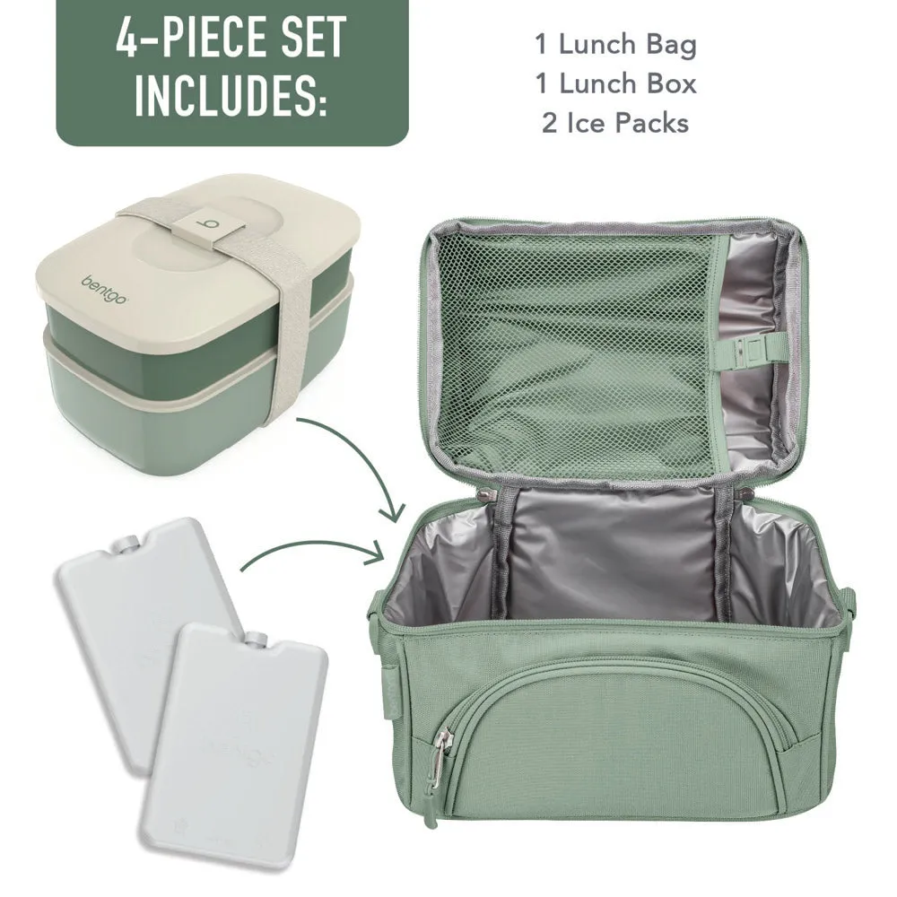 Bentgo® Deluxe 4-Piece Lunch Set