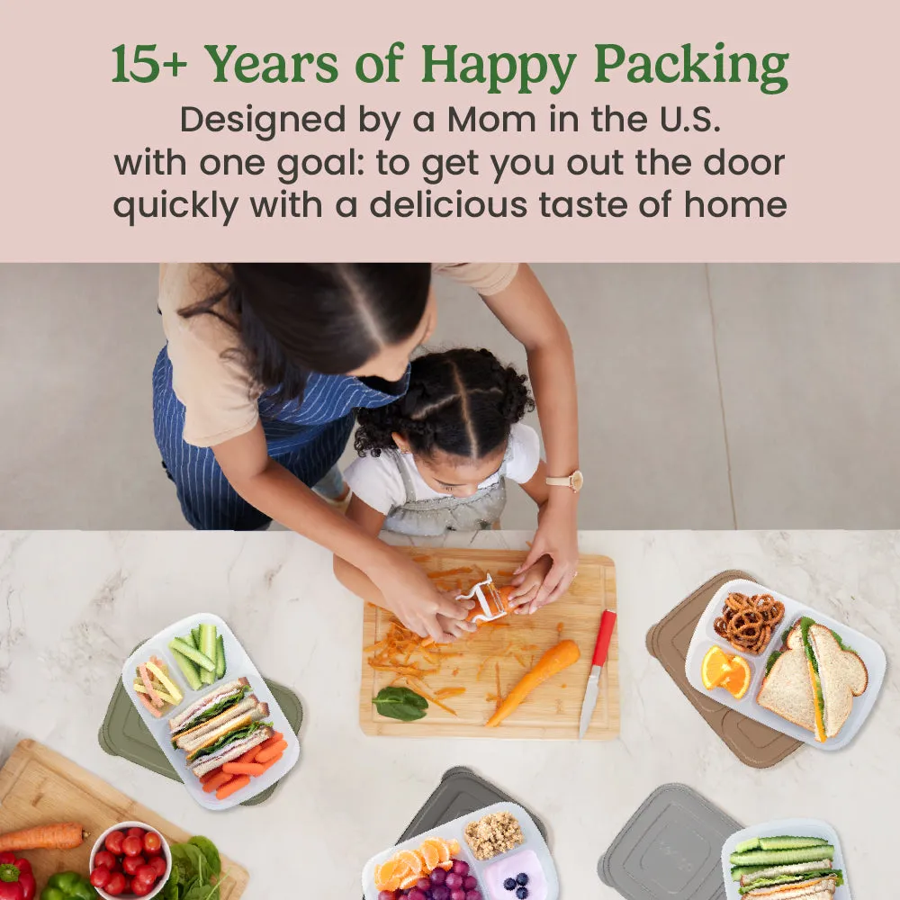 Bentgo Easyboxes 3-Compartment Food Containers 8-Piece Set