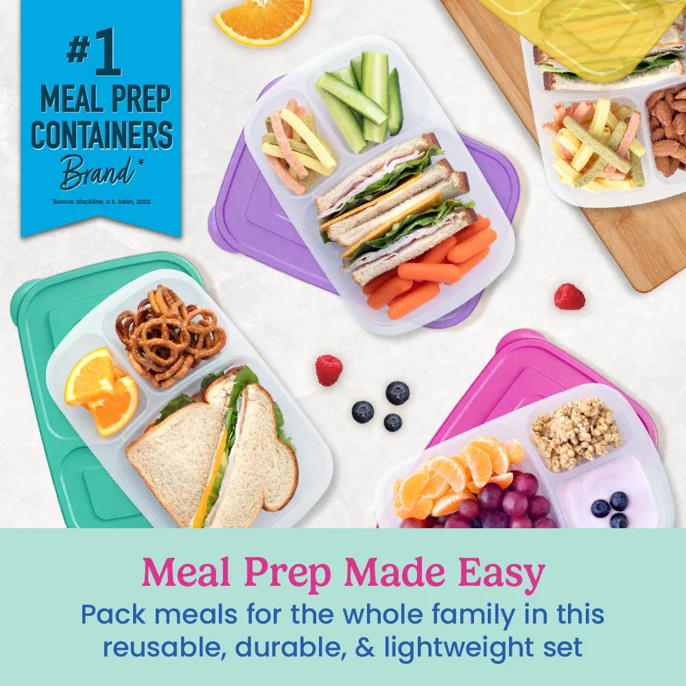Bentgo Easyboxes 3-Compartment Food Containers 8-Piece Set