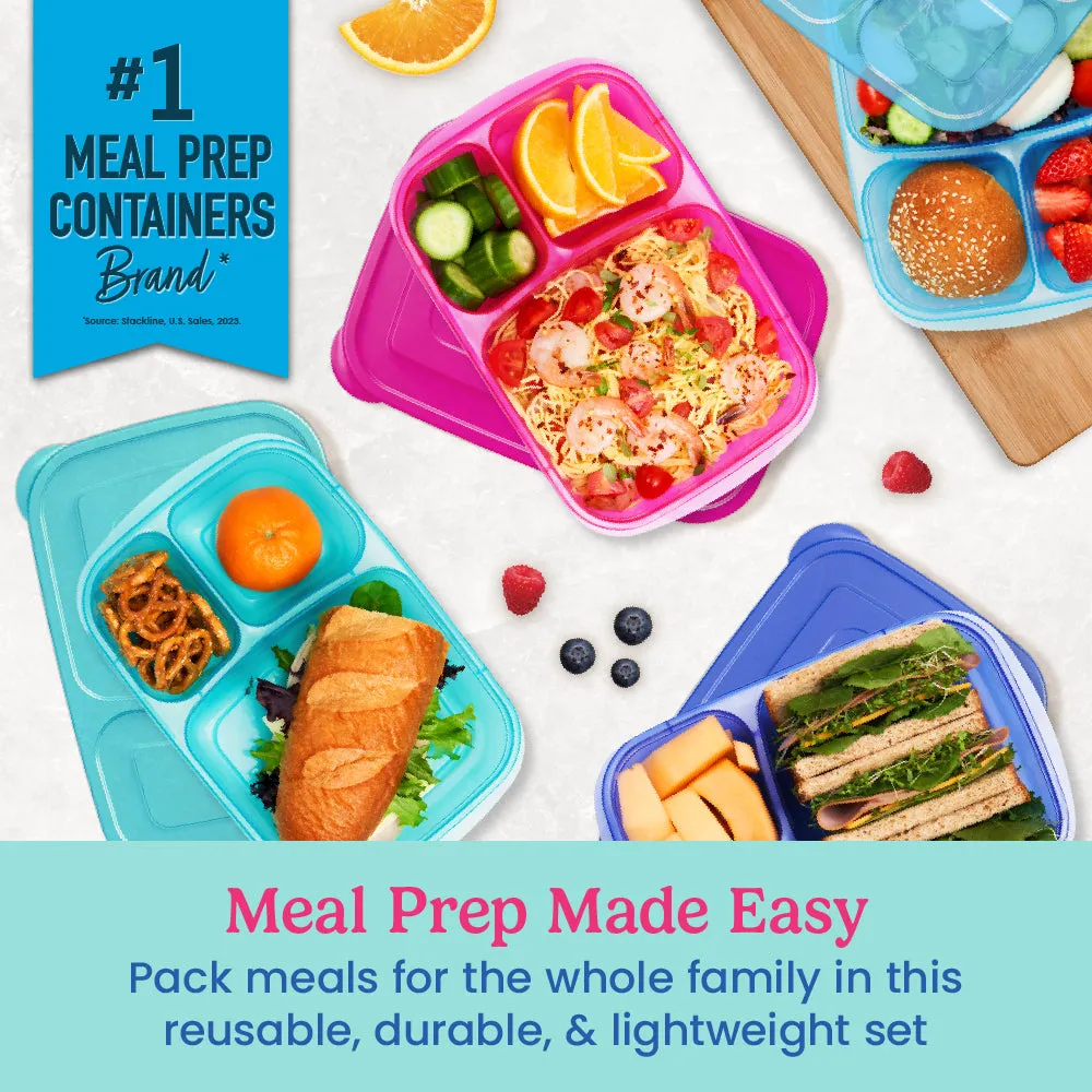 Bentgo Easyboxes 3-Compartment Food Containers 8-Piece Set
