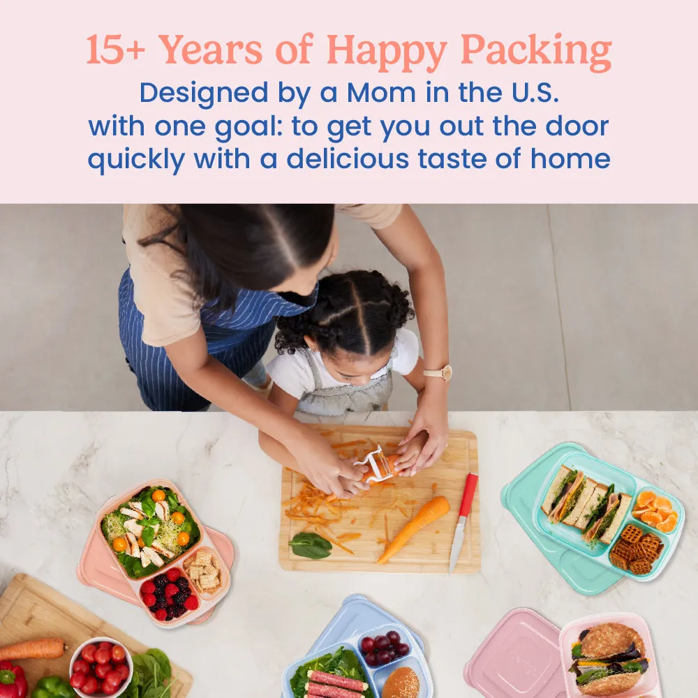Bentgo Easyboxes 3-Compartment Food Containers 8-Piece Set