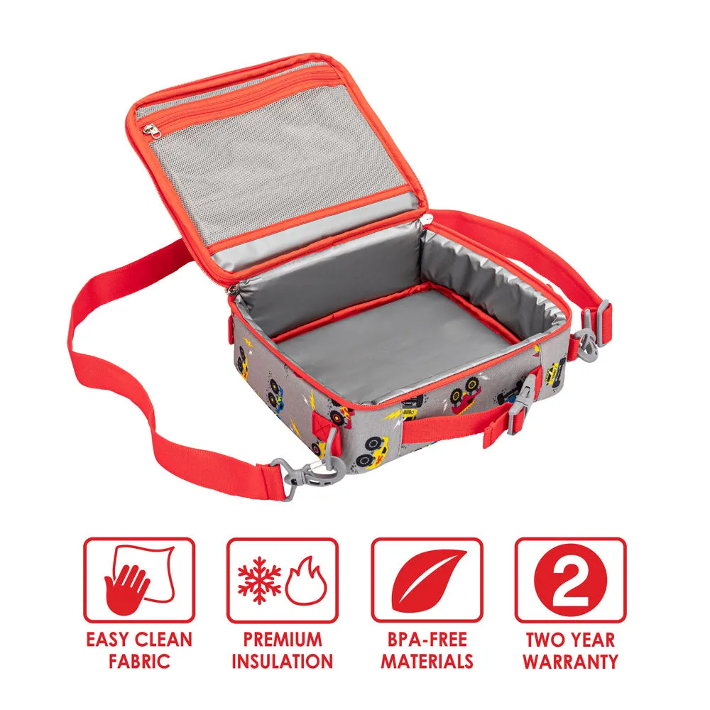 Bentgo Kids Prints Lunch Box, Lunch Bag, & Ice Packs
