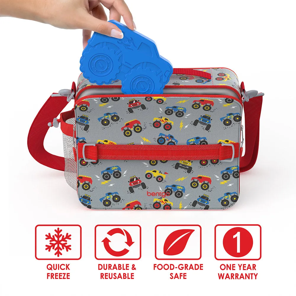 Bentgo Kids Prints Lunch Box, Lunch Bag, & Ice Packs