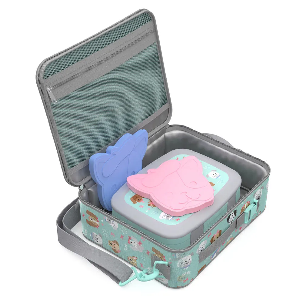 Bentgo Kids Prints Lunch Box, Lunch Bag, & Ice Packs