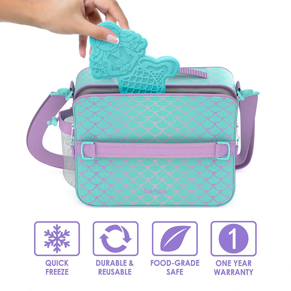 Bentgo Kids Prints Lunch Box, Lunch Bag, & Ice Packs