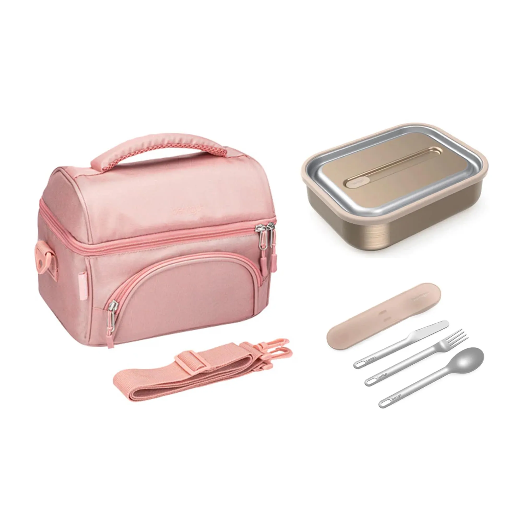 Bentgo Stainless Steel Bundle - Lunch Box, Bag & Cutlery