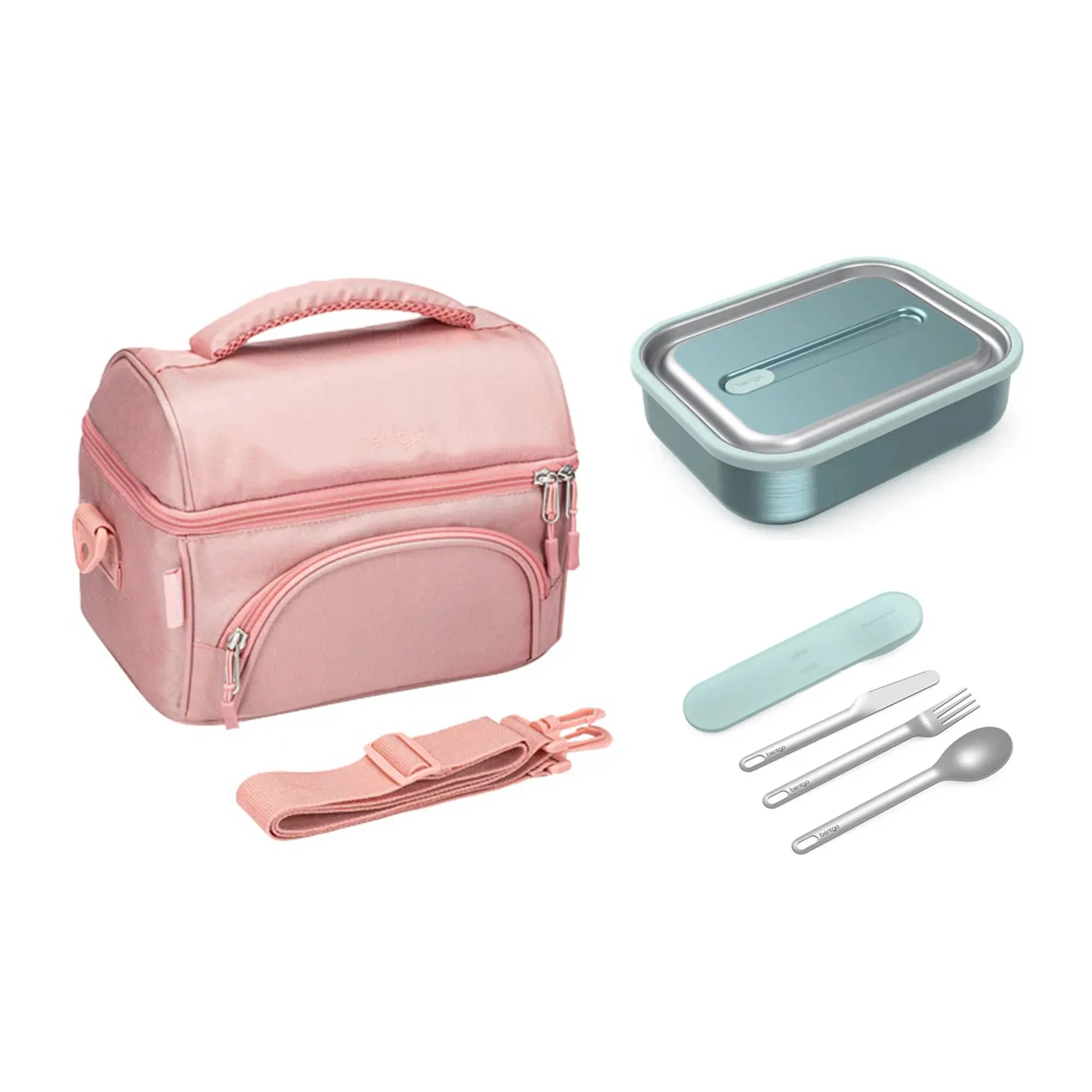 Bentgo Stainless Steel Bundle - Lunch Box, Bag & Cutlery
