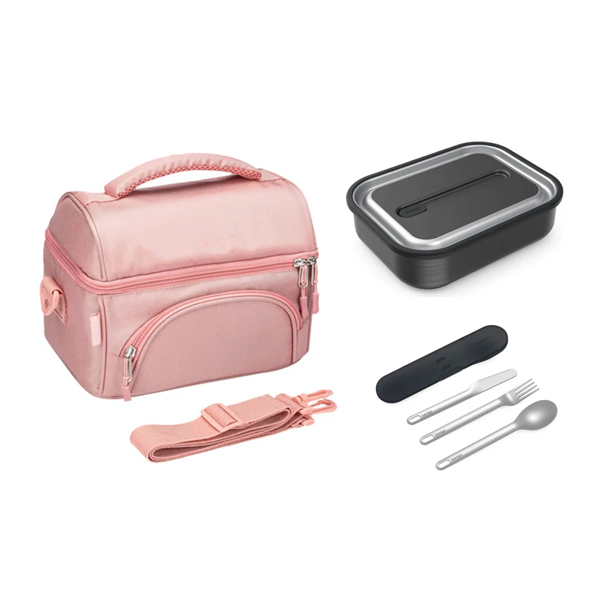 Bentgo Stainless Steel Bundle - Lunch Box, Bag & Cutlery