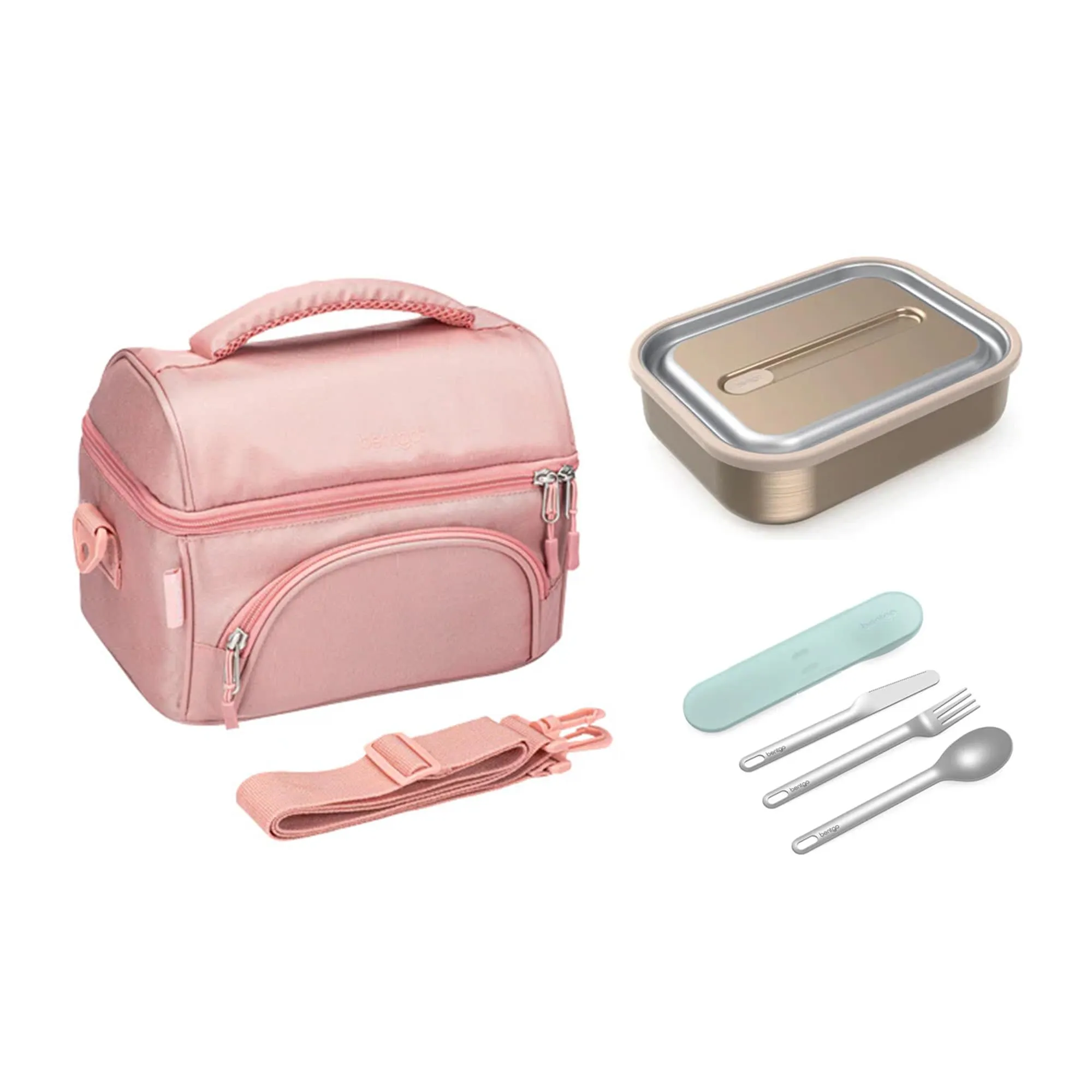 Bentgo Stainless Steel Bundle - Lunch Box, Bag & Cutlery