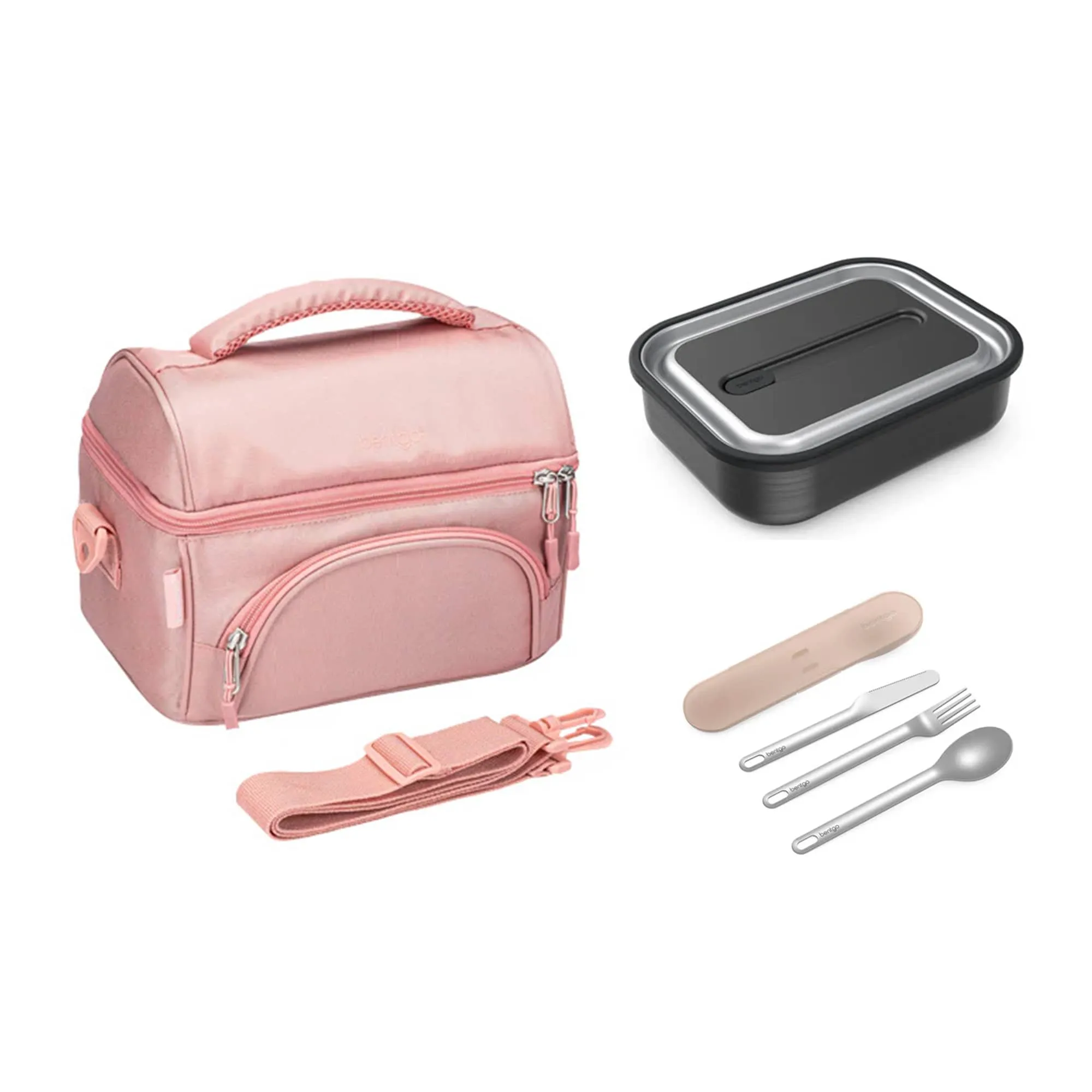 Bentgo Stainless Steel Bundle - Lunch Box, Bag & Cutlery