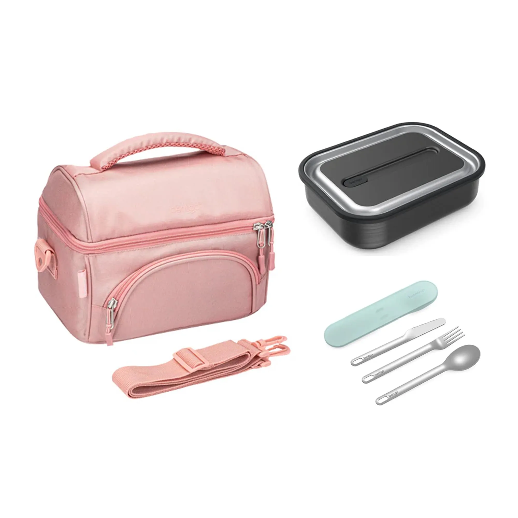 Bentgo Stainless Steel Bundle - Lunch Box, Bag & Cutlery