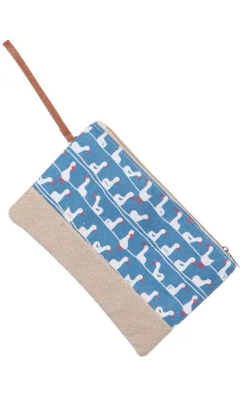 [BOGO] FSB19804 Duck Print Clutch Beach Bag