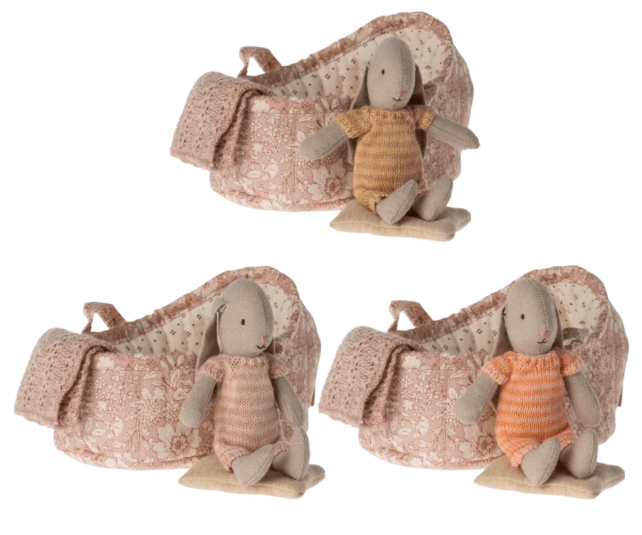 Bunny in Carry Cot, Micro by Maileg