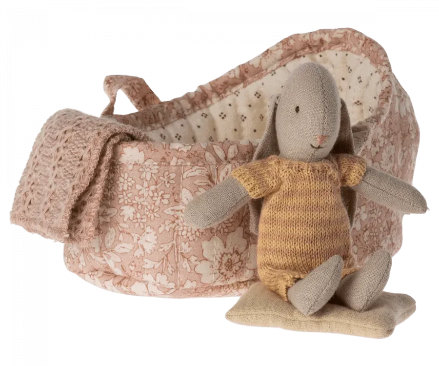 Bunny in Carry Cot, Micro by Maileg