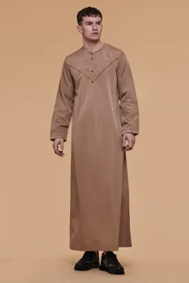 Caramel Brown Emirati Thobe