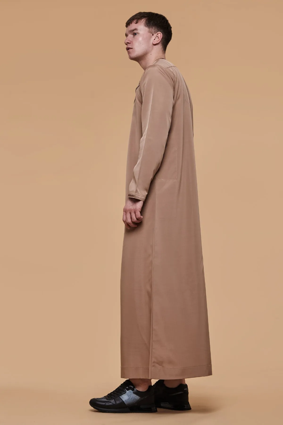 Caramel Brown Emirati Thobe