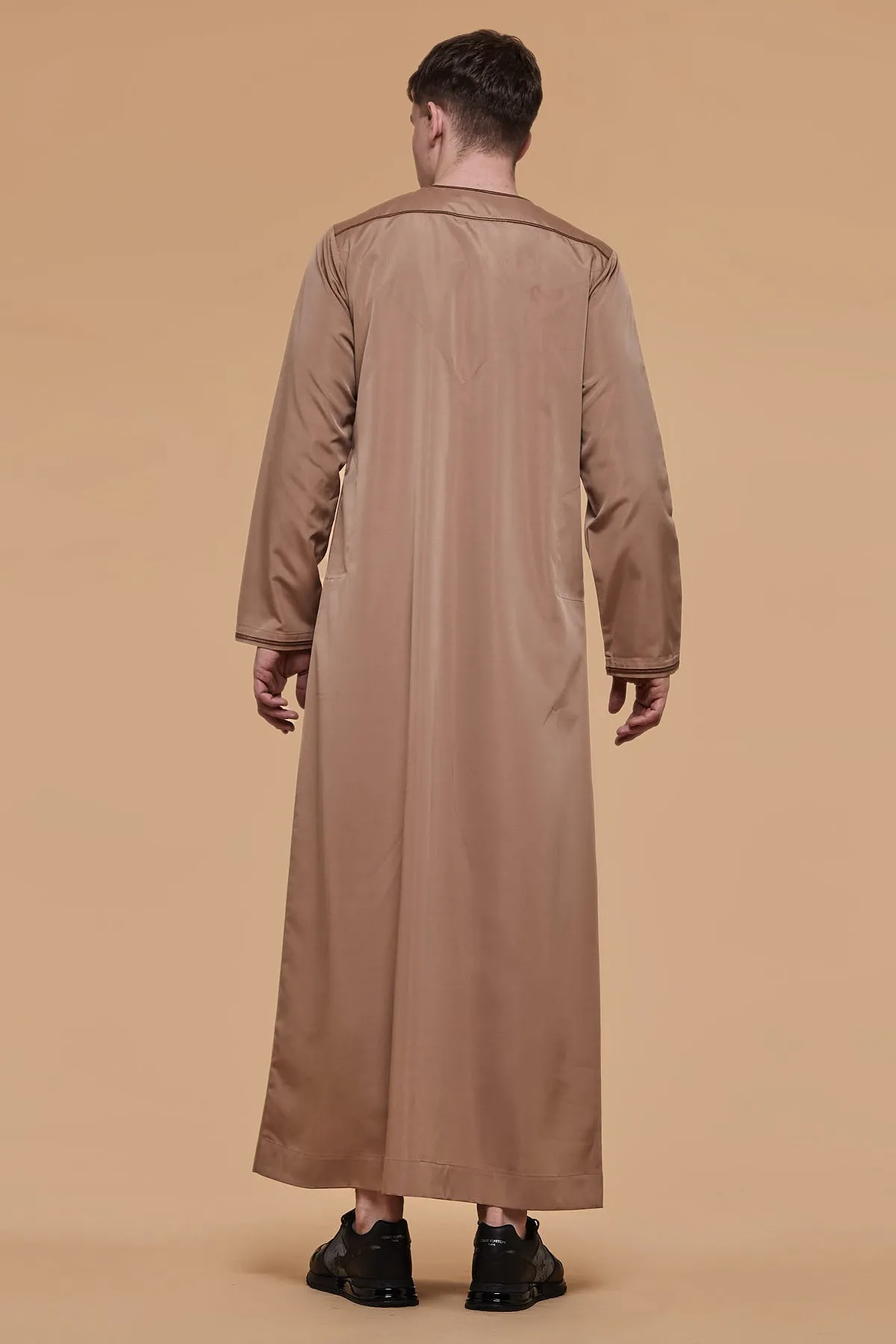 Caramel Brown Emirati Thobe