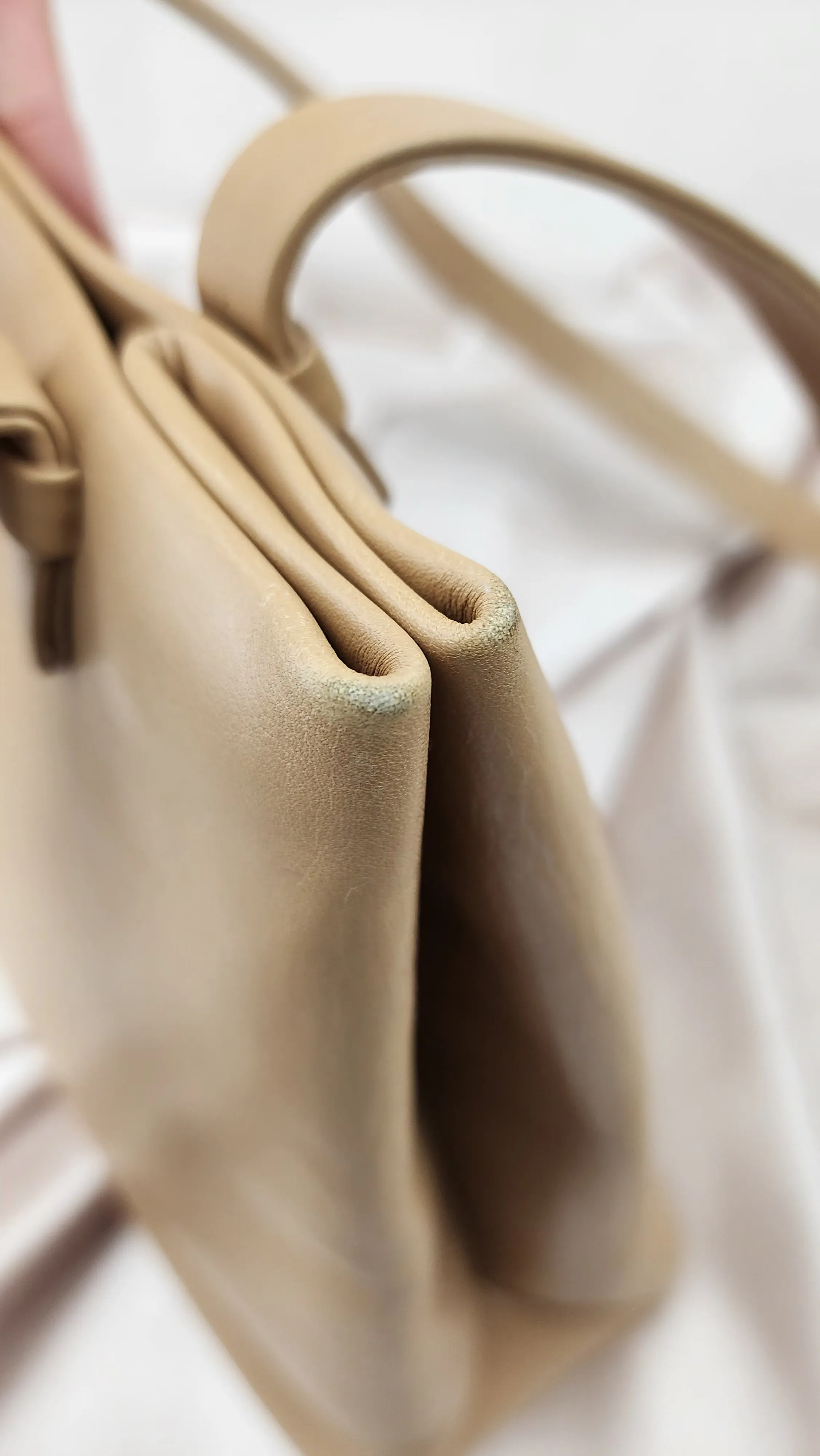 Chanel Beige Leather Tote Bag - 1209