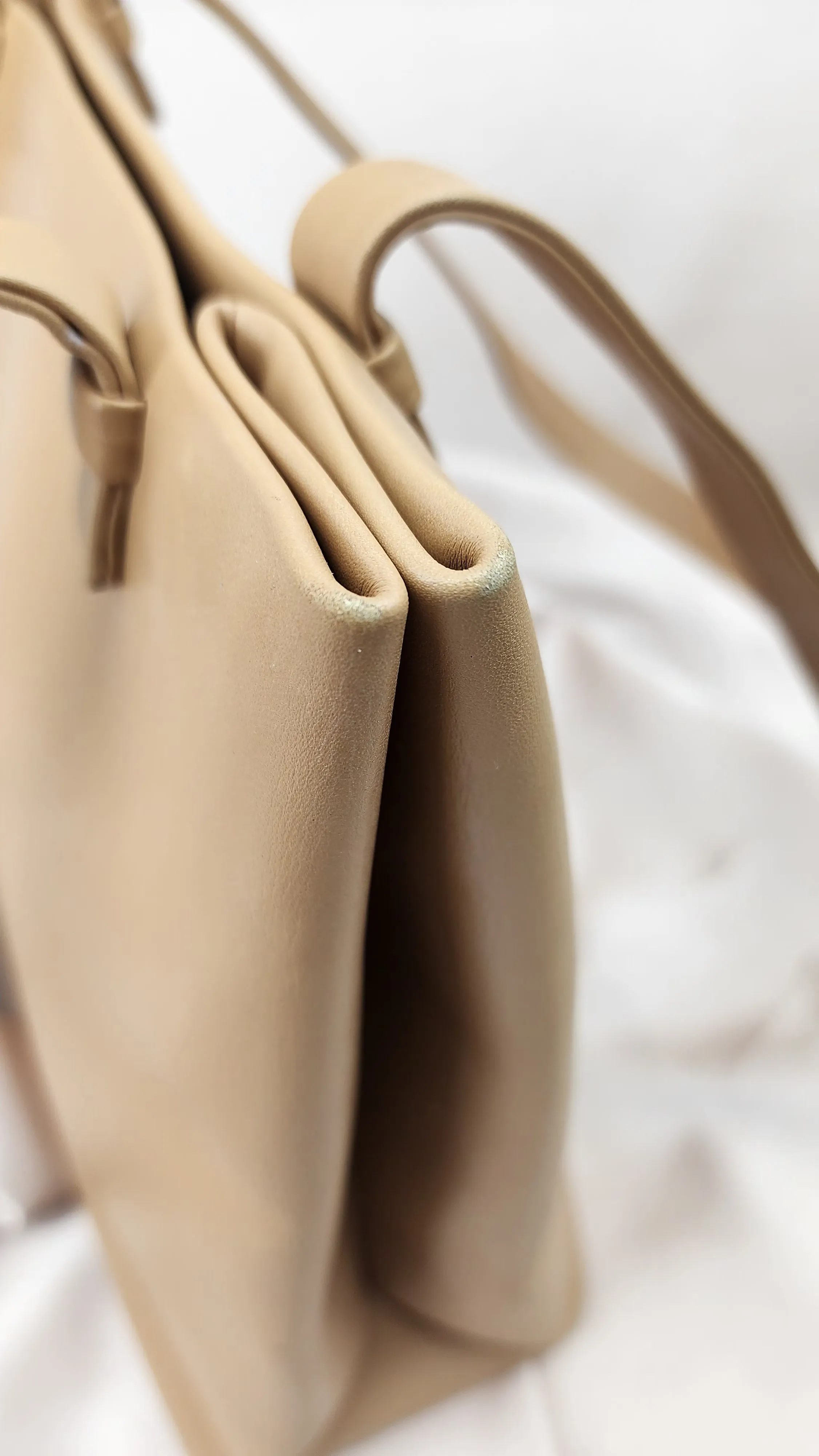 Chanel Beige Leather Tote Bag - 1209