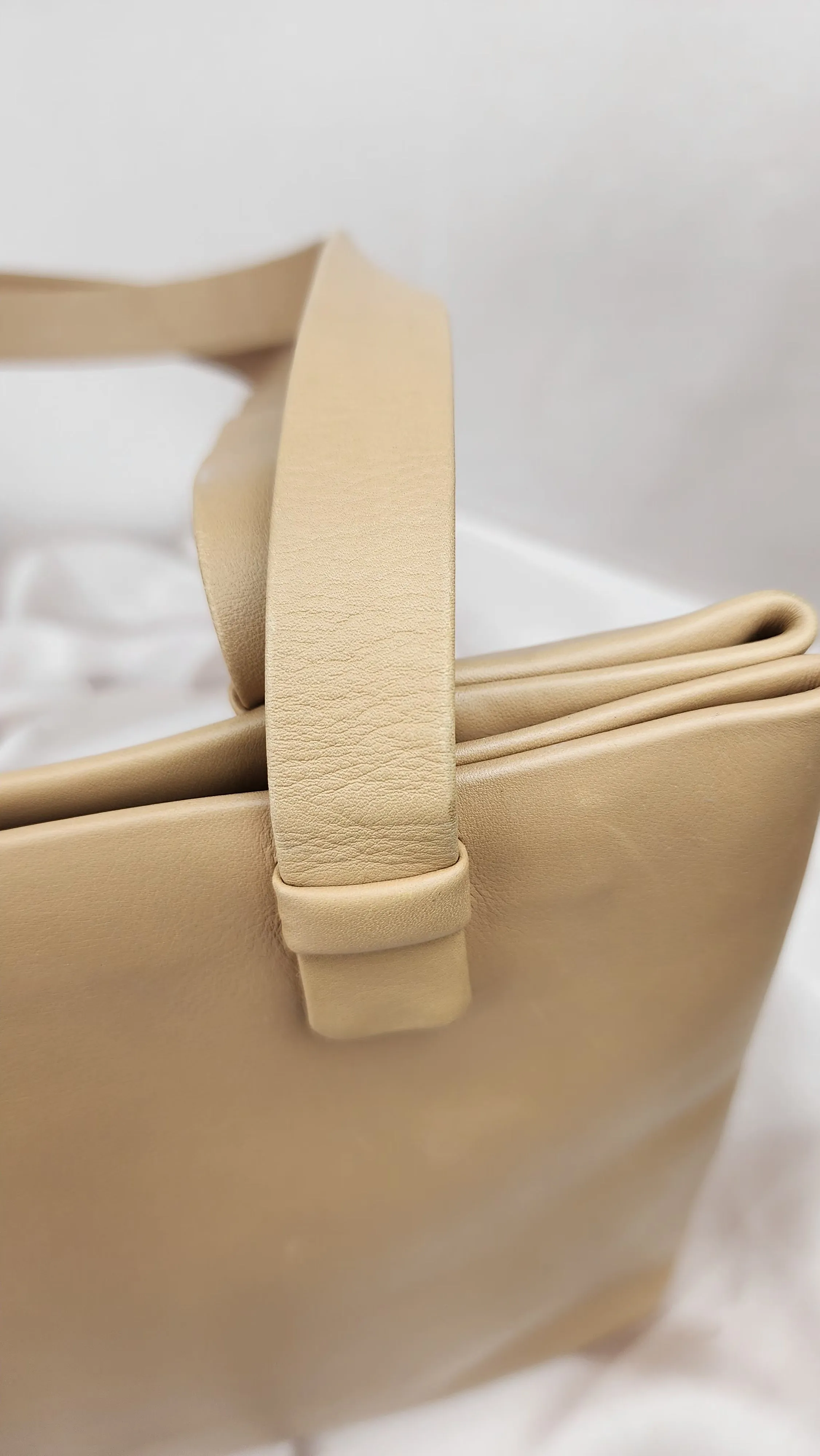 Chanel Beige Leather Tote Bag - 1209