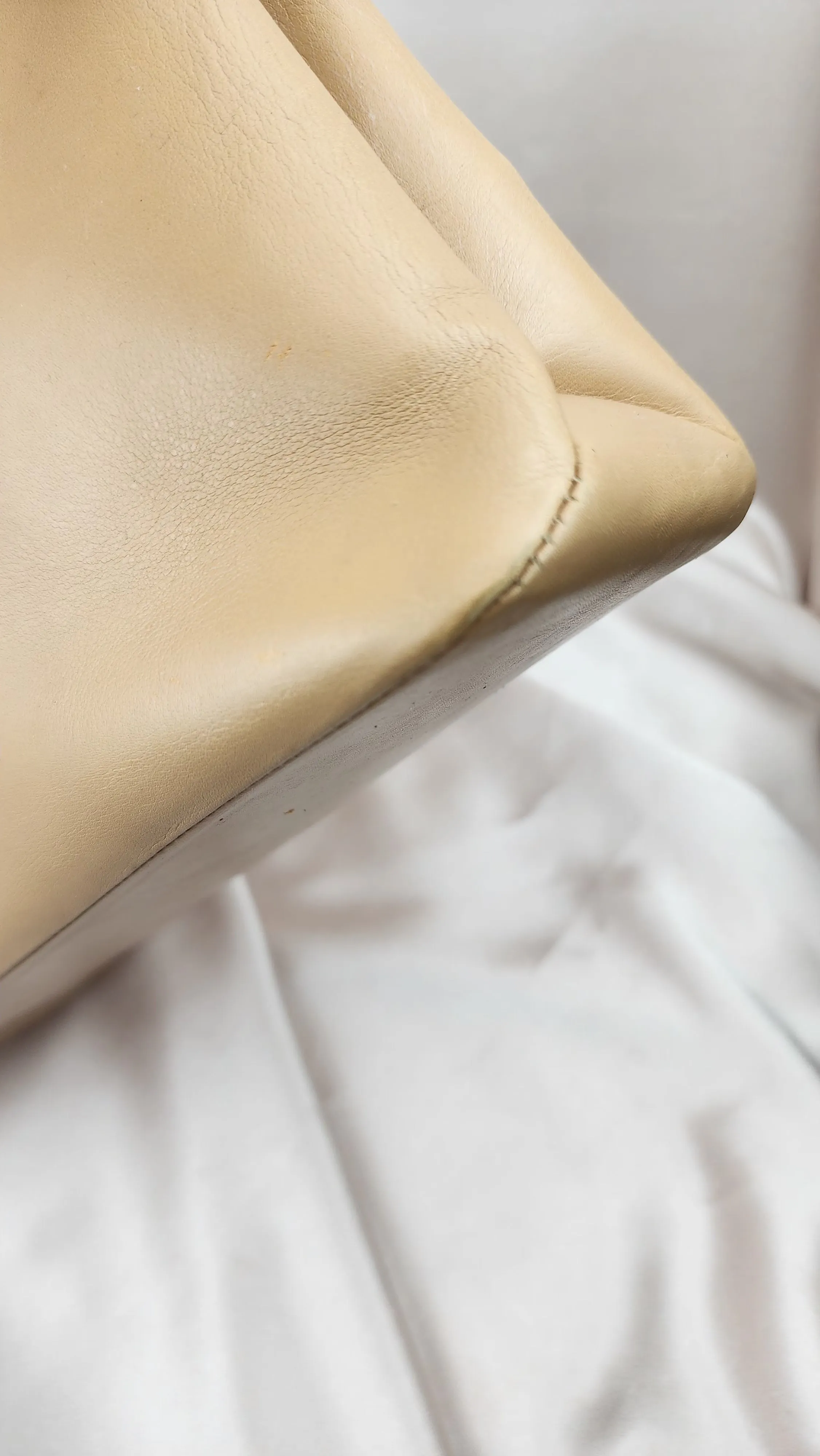 Chanel Beige Leather Tote Bag - 1209