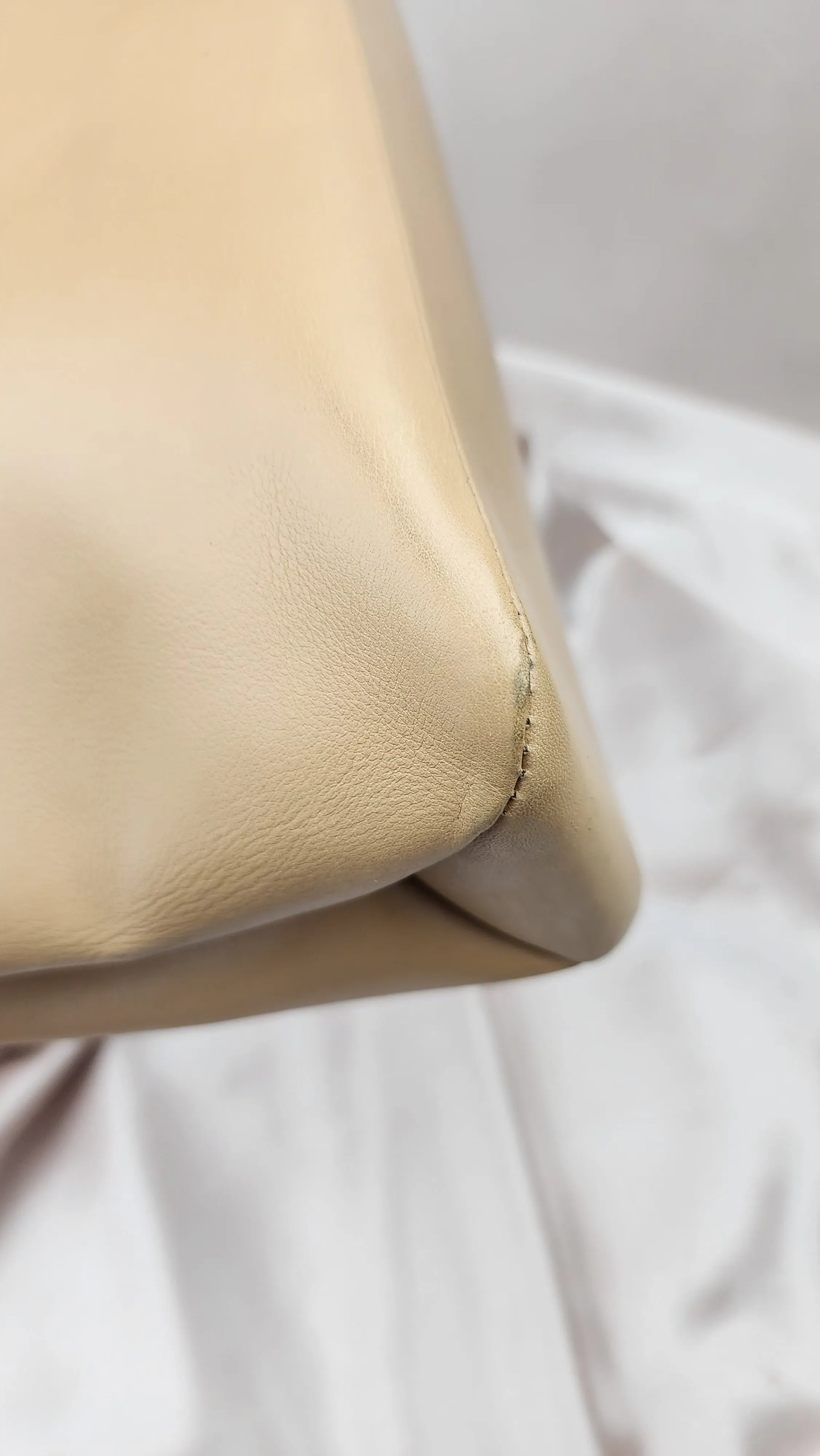 Chanel Beige Leather Tote Bag - 1209