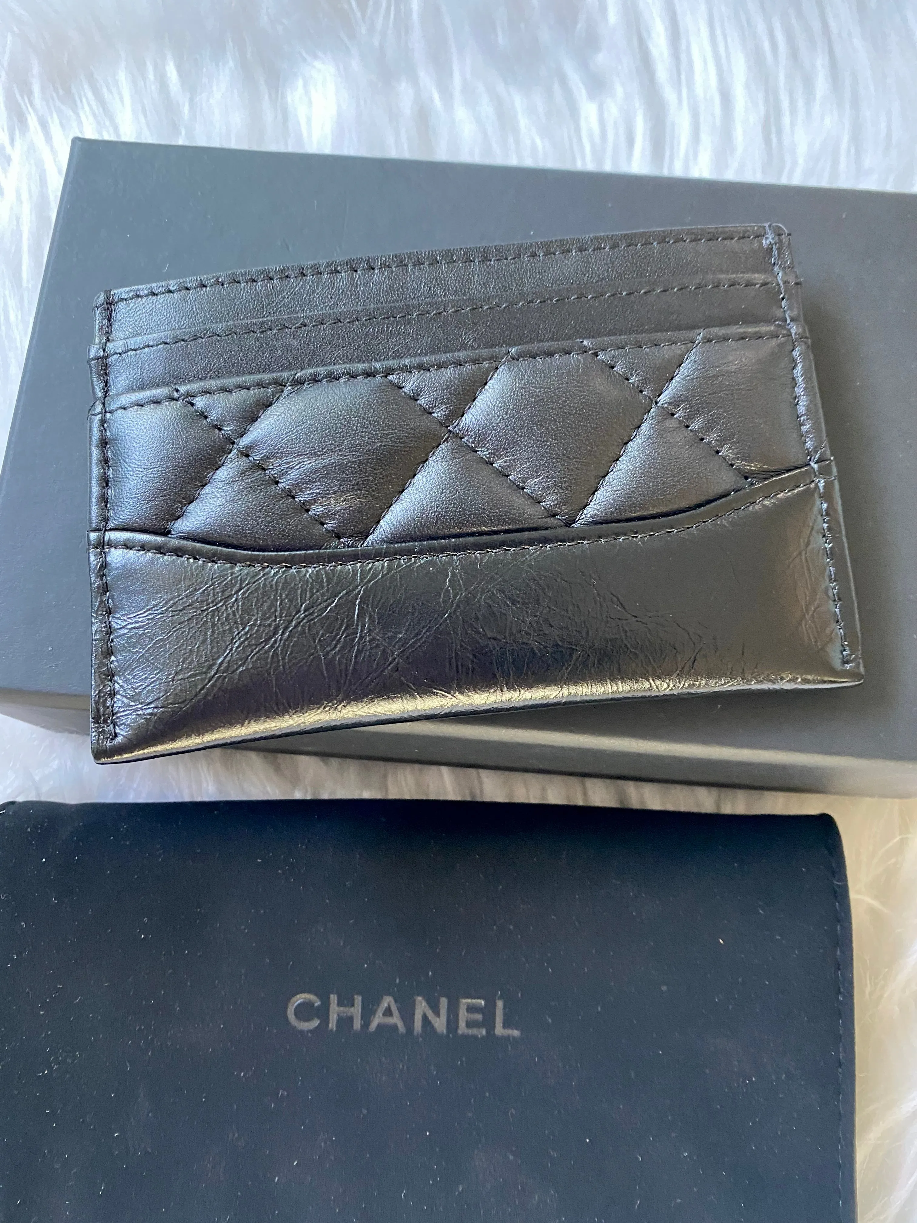 Chanel card holder
