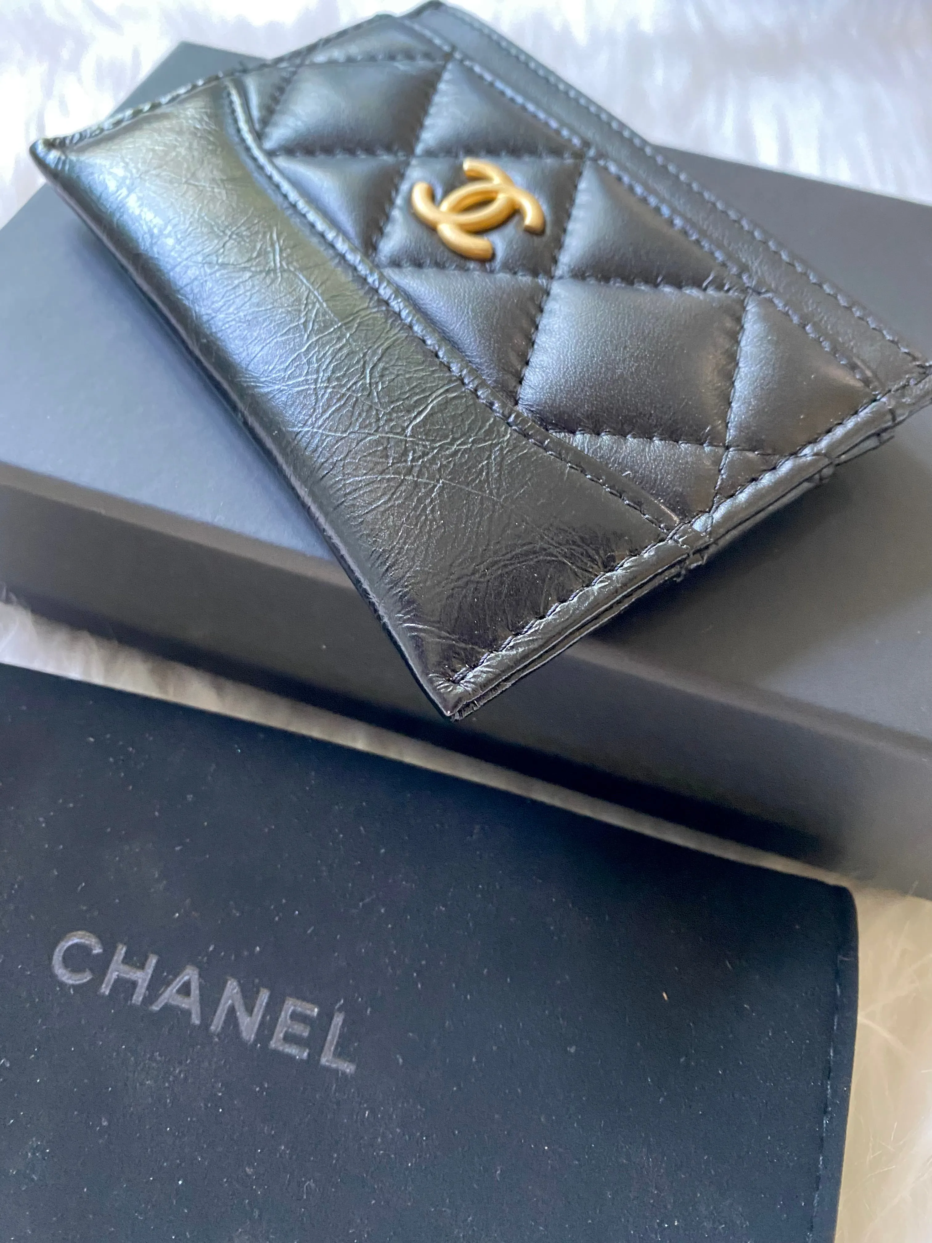 Chanel card holder