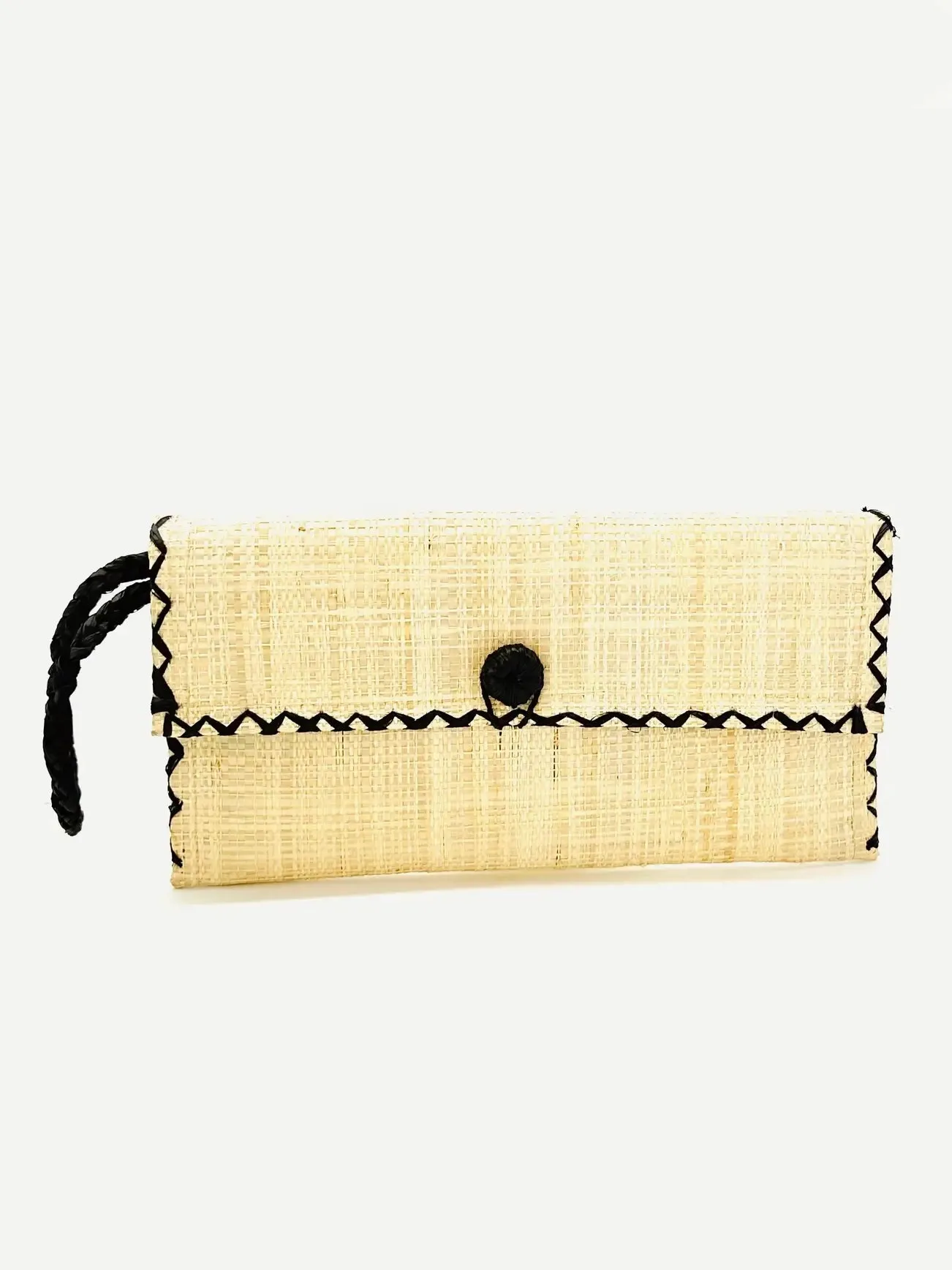 ChiChi Straw Clutch Wristlet