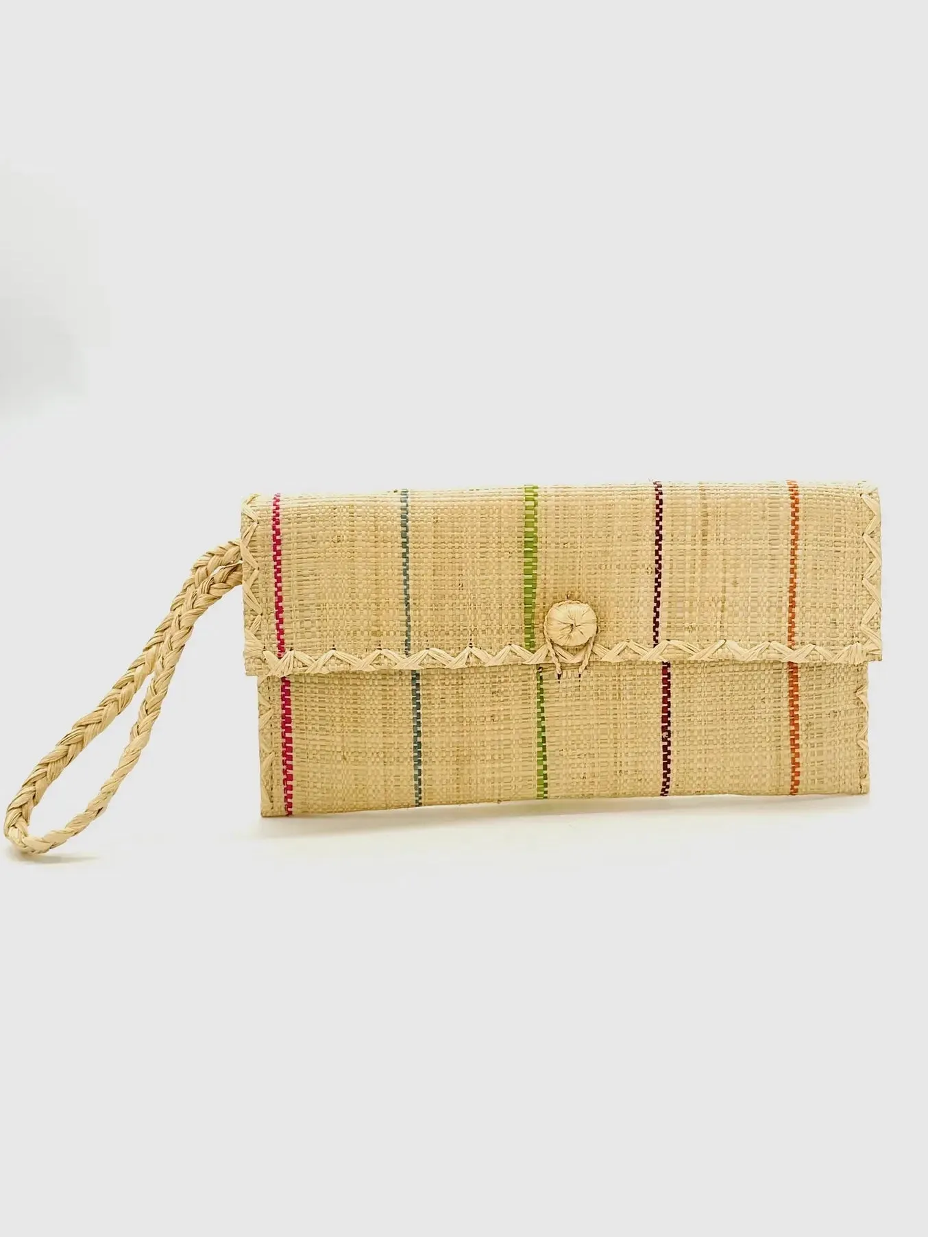 ChiChi Straw Clutch Wristlet