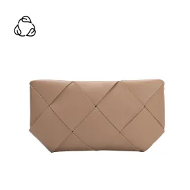Connie Taupe Small Recycled Vegan Crossbody Bag