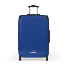 Dark Blue Solid Color Suitcases, Modern Simple Minimalist Designer Suitcase Luggage (Small, Medium, Large)