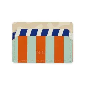 Dusen Dusen Recycled Leather Card Holder - Sand