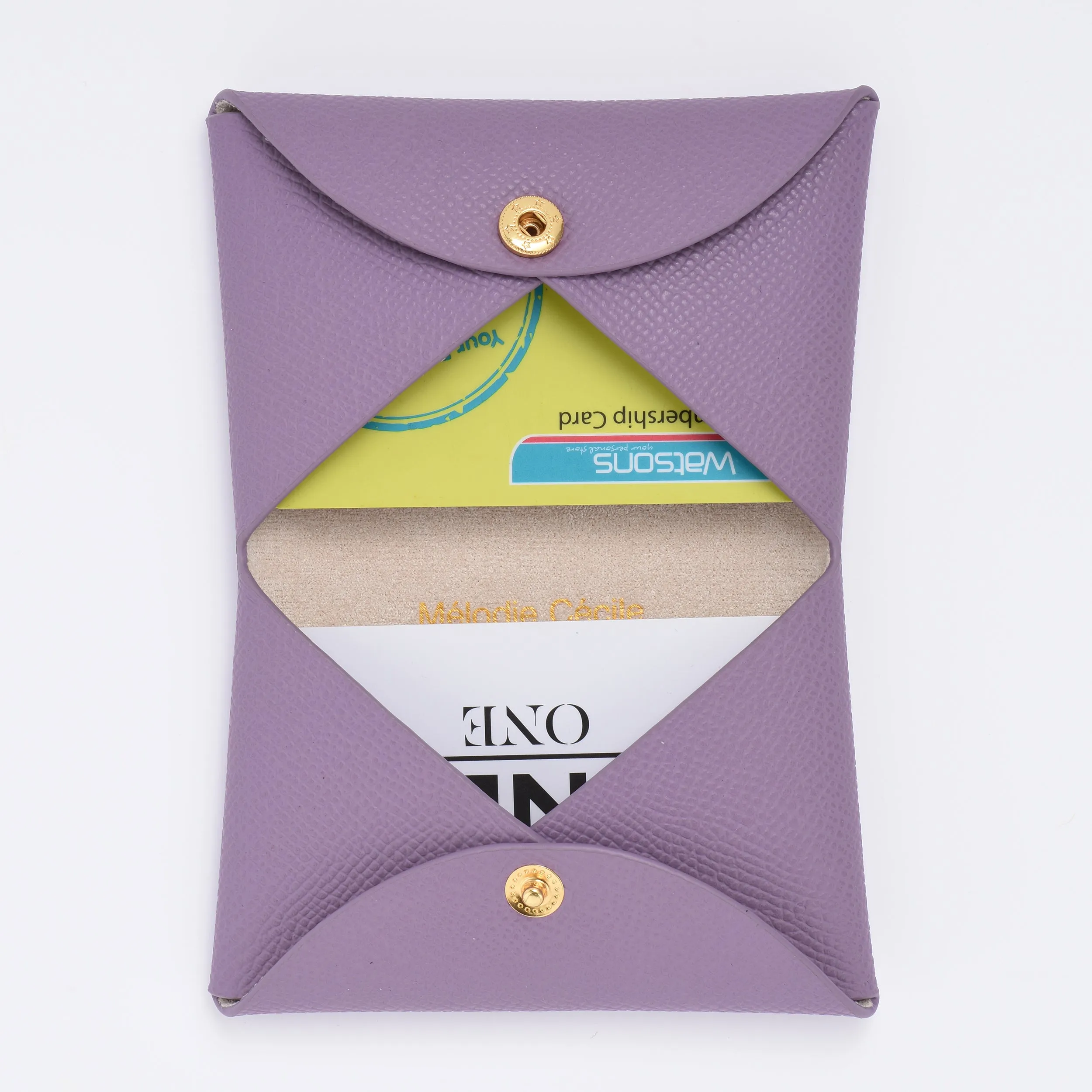 EPSOM LEATHER "CORSICA" CARD HOLDER