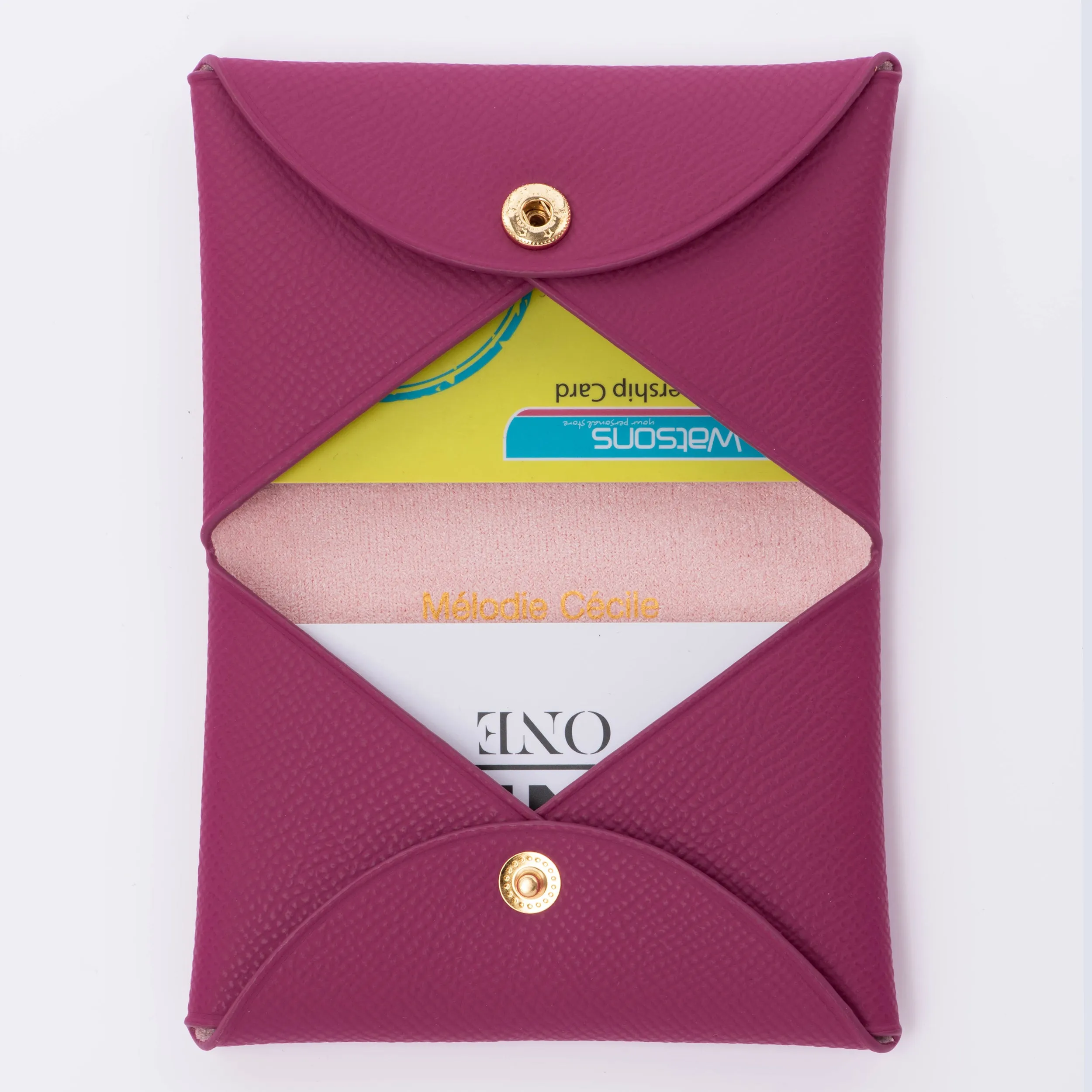 EPSOM LEATHER "CORSICA" CARD HOLDER