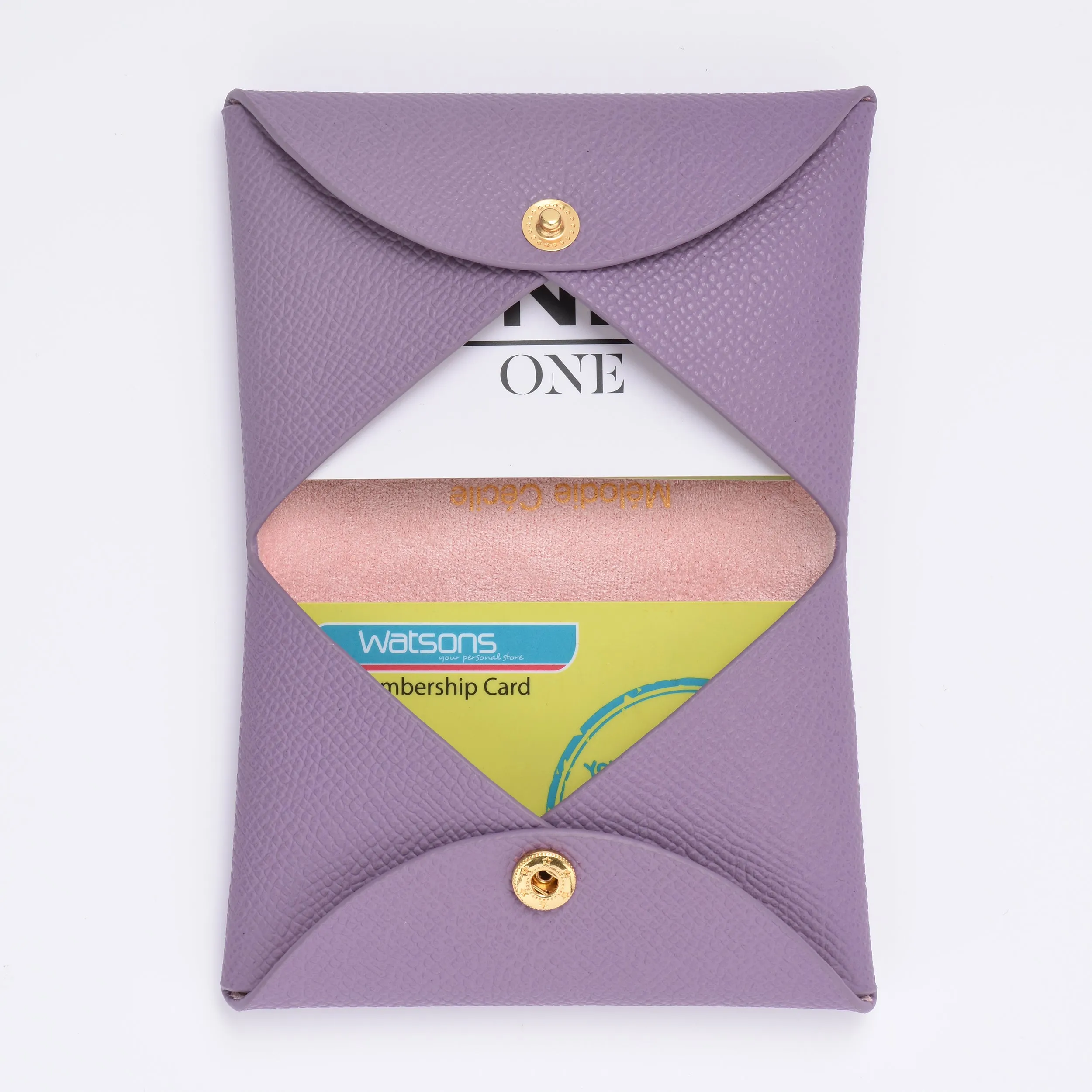 EPSOM LEATHER "CORSICA" CARD HOLDER