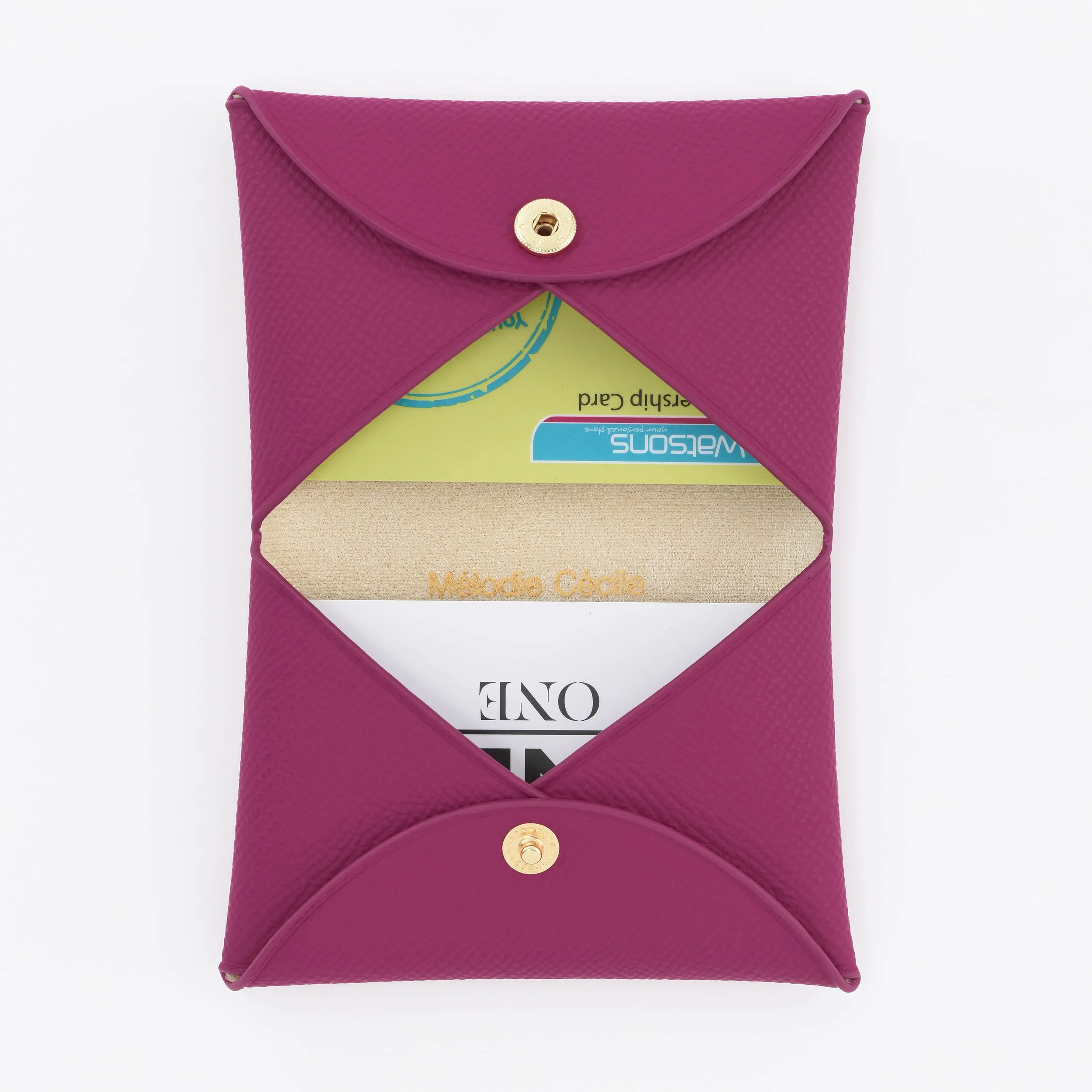 EPSOM LEATHER "CORSICA" CARD HOLDER