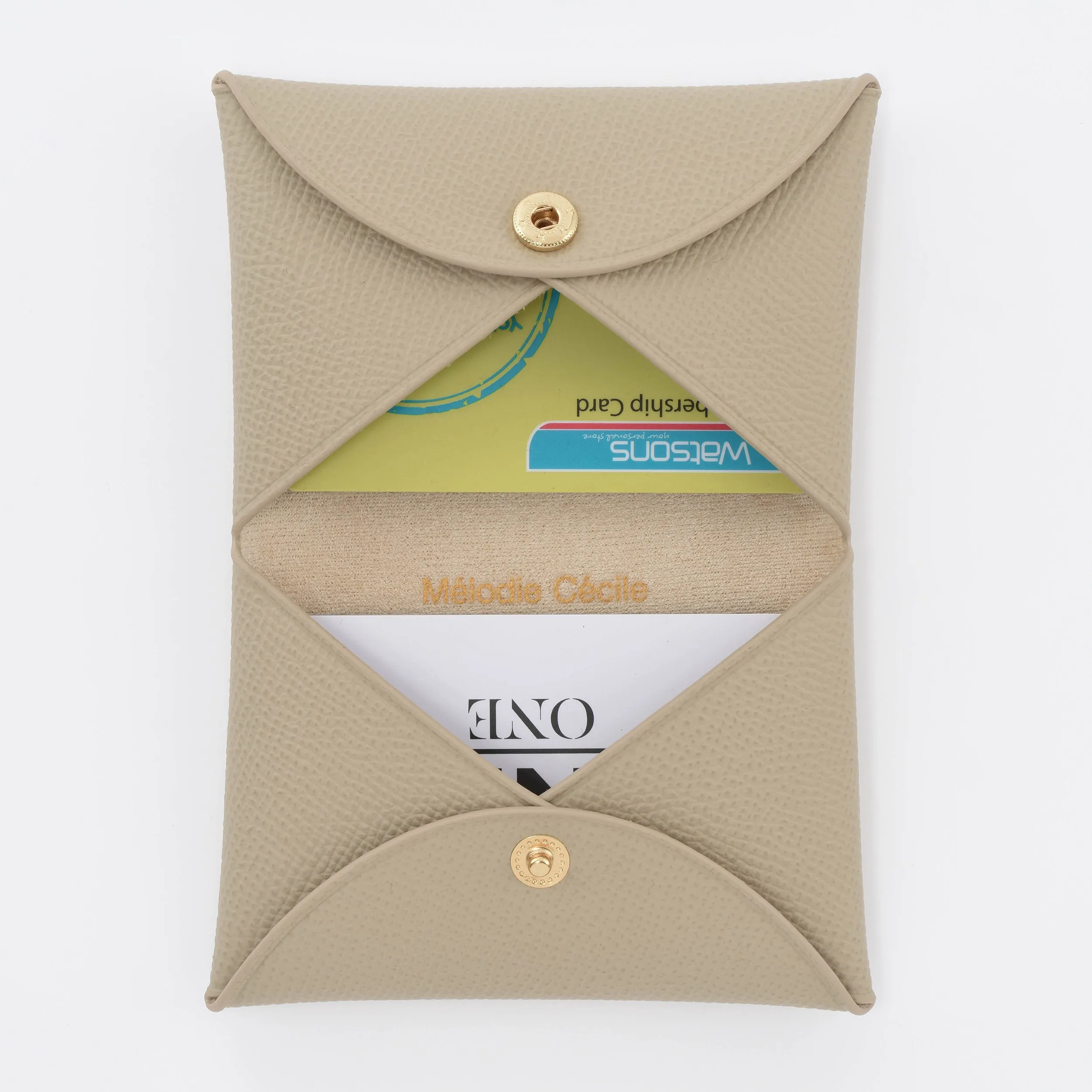 EPSOM LEATHER "CORSICA" CARD HOLDER