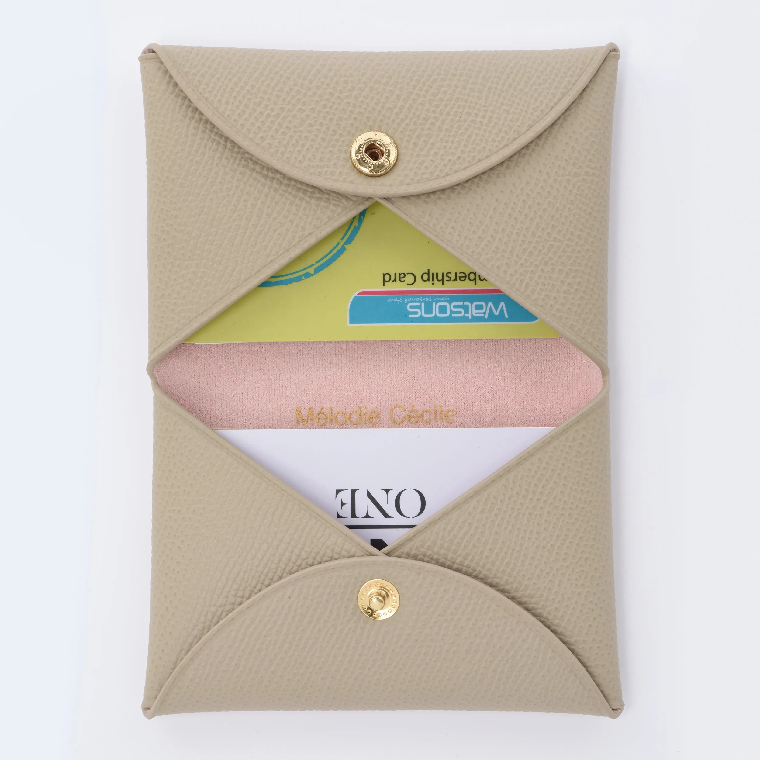 EPSOM LEATHER "CORSICA" CARD HOLDER