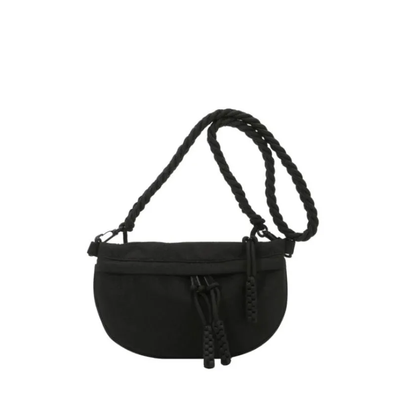 Escape Rope Detail Cross Body Bag | Black